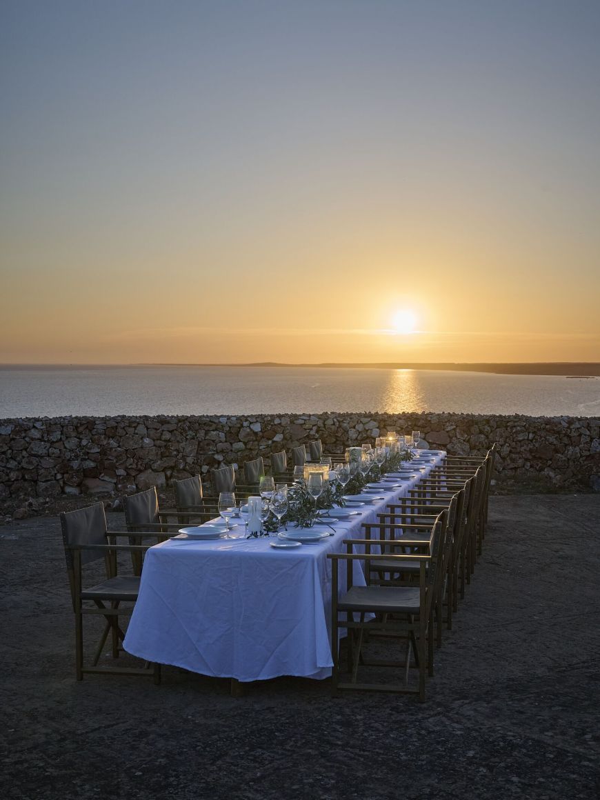Dinner sunset